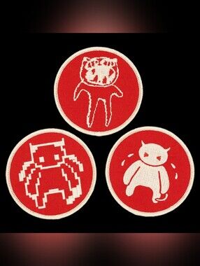 Radiohead 2025 Tour Embroidered Patch Set